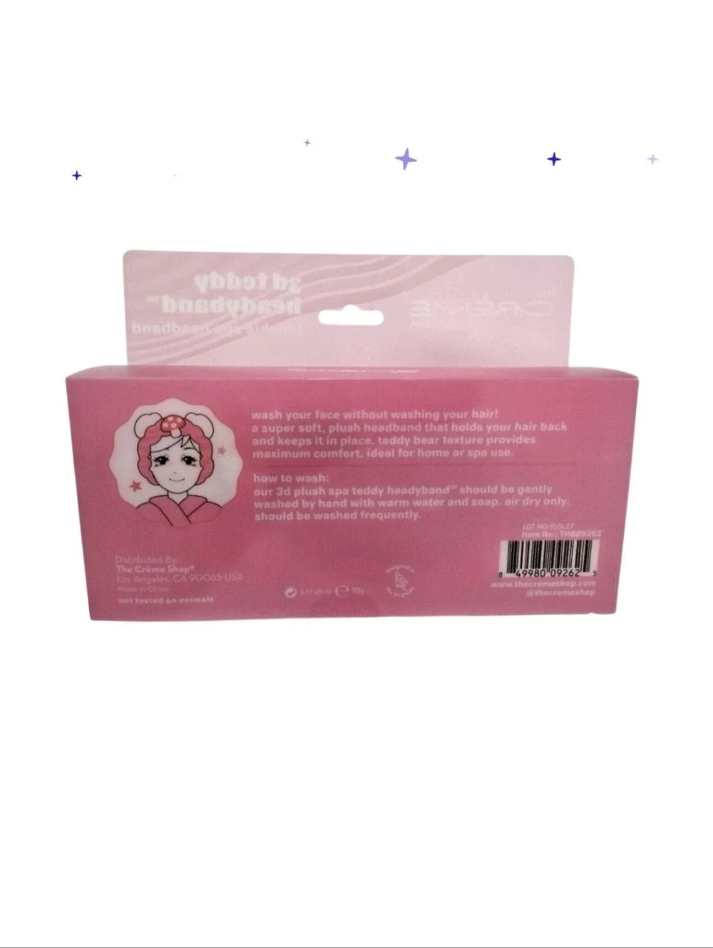 The Crème Shop Red Mushroom Plush Headband